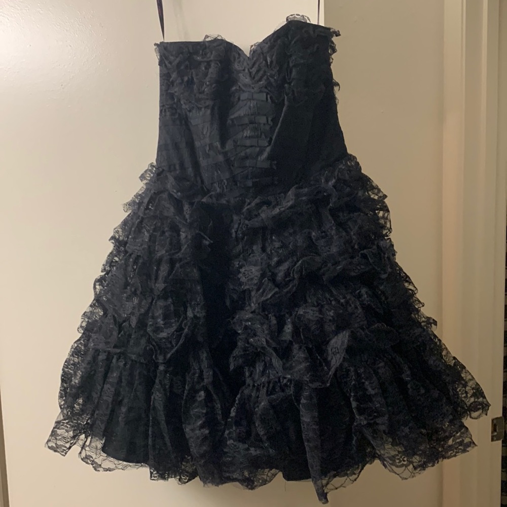Black Strapless Betsey Johnson part dress